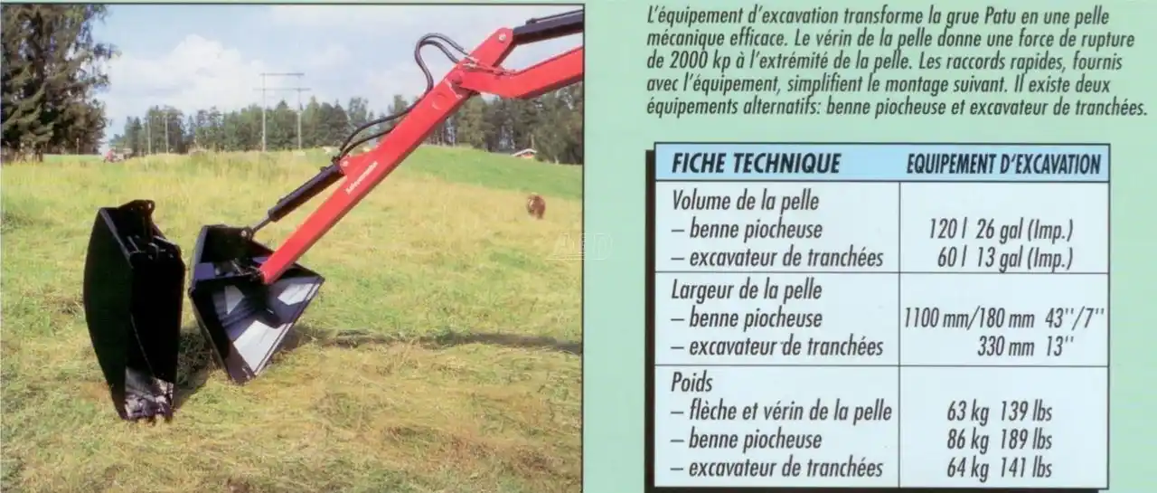 Gallery image 2 for New Patu mat court Backhoe Attachment