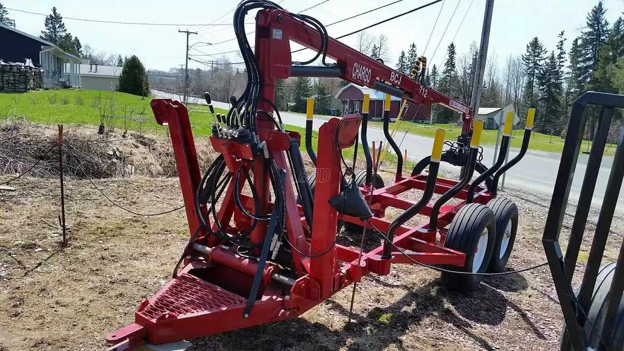 Gallery image 1 for New Sur demande. Chargeuse F.L.P.H 12' model 712 avec remorque Front End Loader