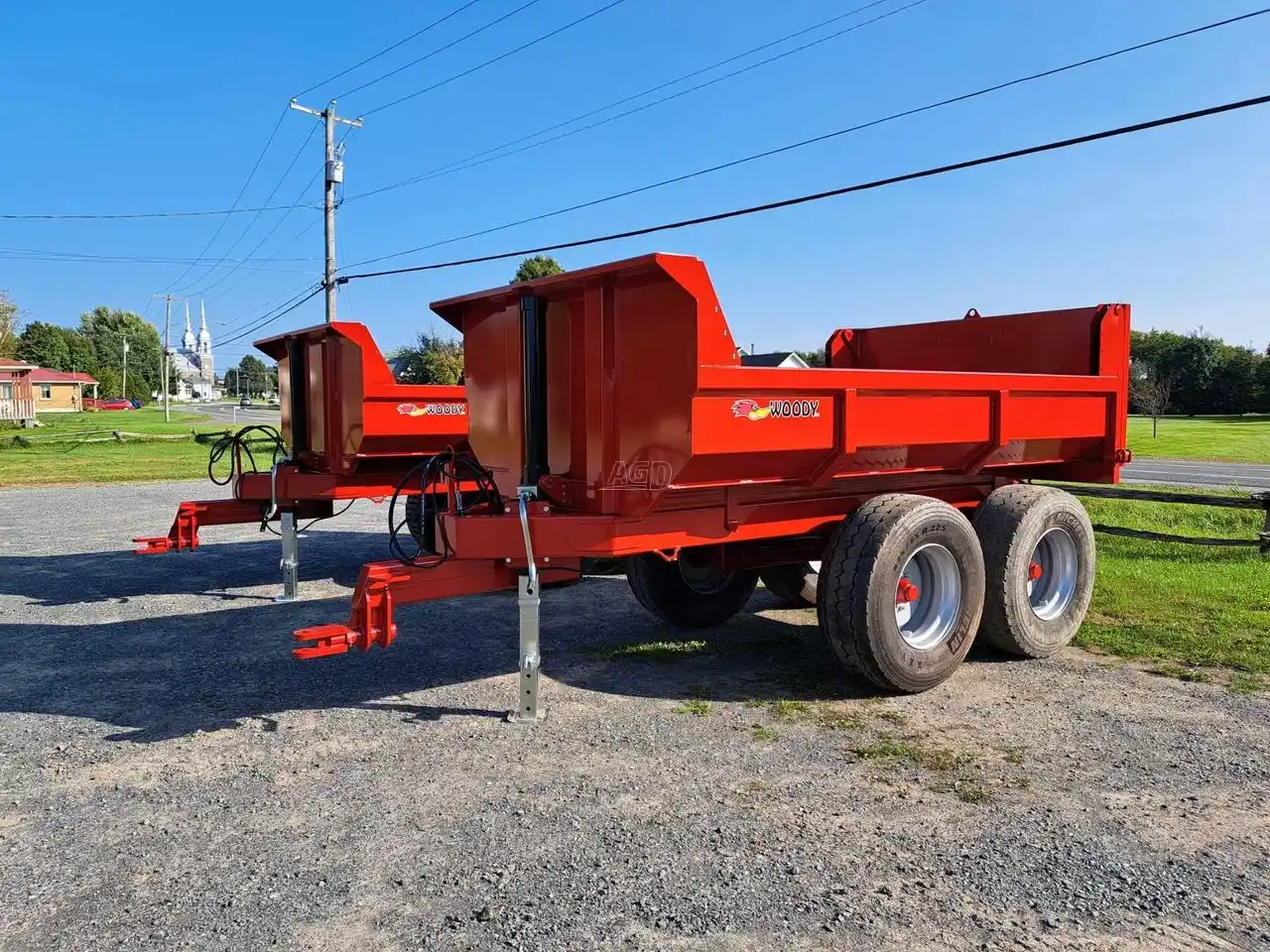 Gallery image 2 for New 2025 Woody Equipment 7X12 Dumper