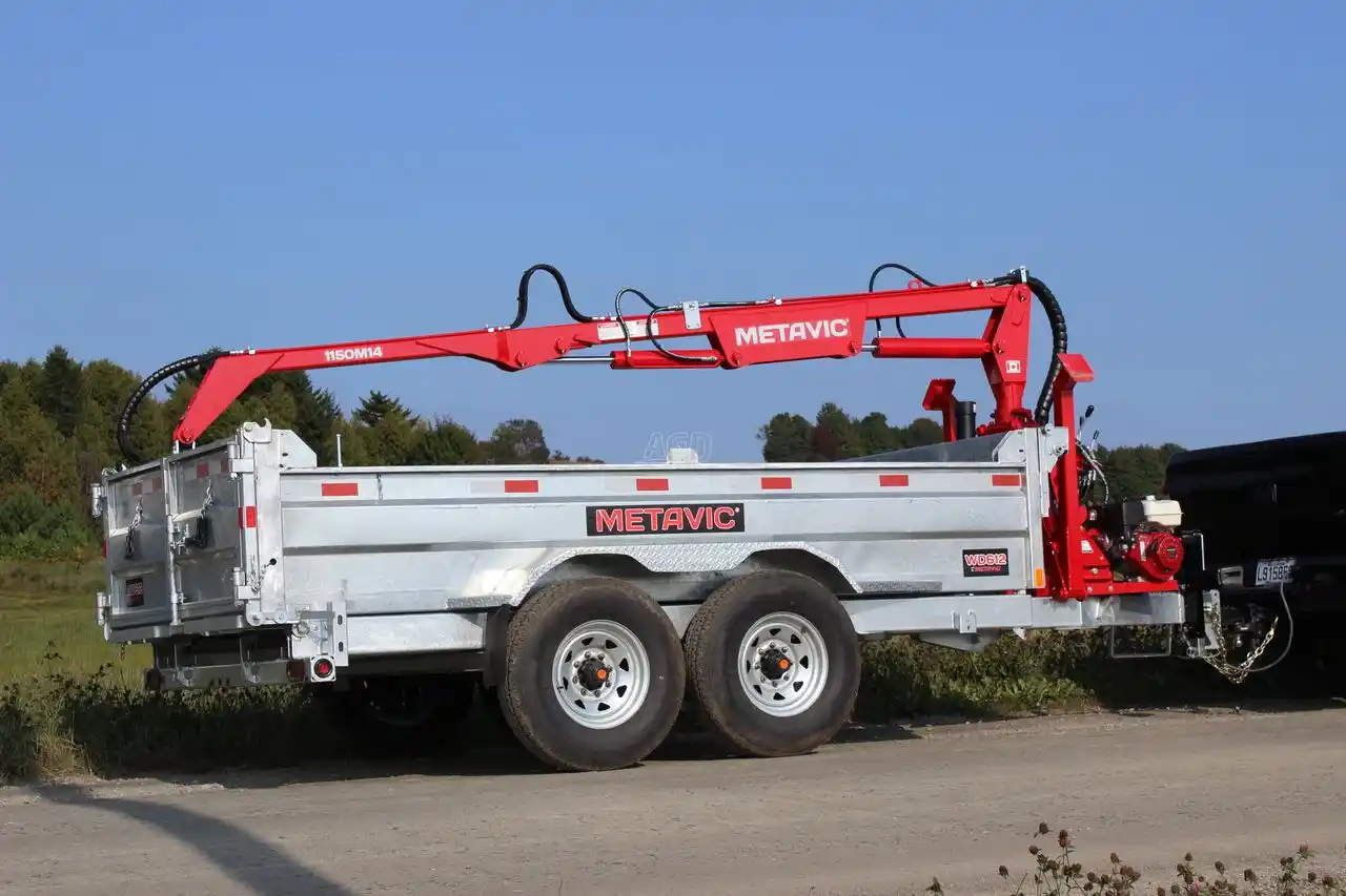 Gallery image 1 for New 2025 Metavic 6x12 wheeler Trailer - Dump