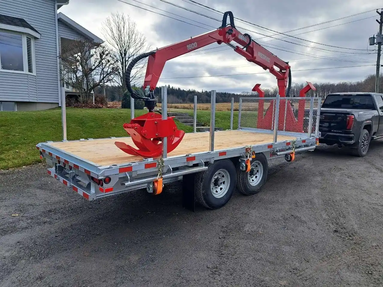 Gallery image 2 for New 2025 Metavic 7x16 Log Loader