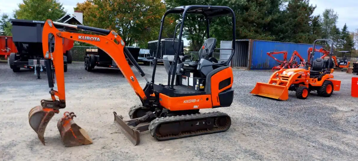 Gallery image 1 for Used 2015 Kubota KX018 Excavator