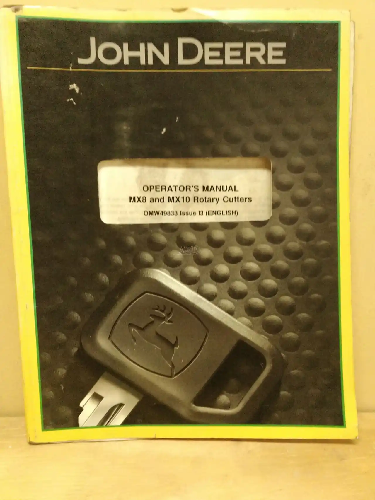 Gallery image 1 for Used John Deere MX8/MX10 Op Book Parts New-Used