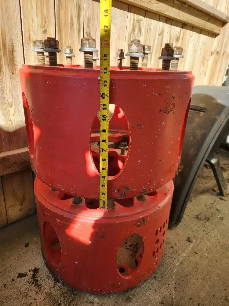 Used Fendt 14 Inch Wheel Spacers Duals