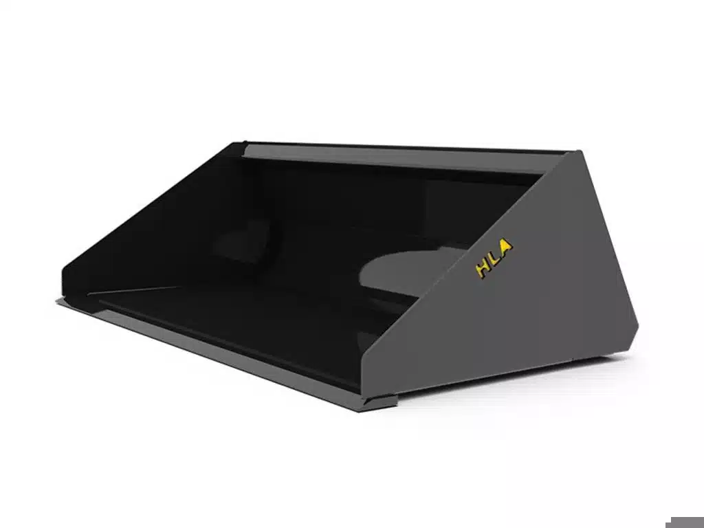 Gallery image 1 for New 2024 HLA Attachments Low Profile Skidsteer Bucket - REGULAR DUTY SBLP84 Bucket
