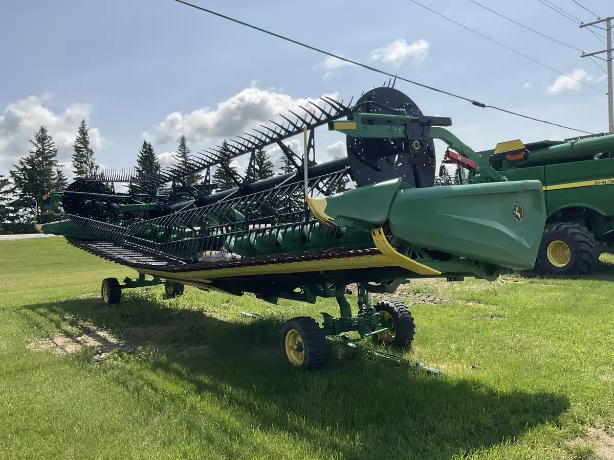 Gallery image 1 for Used 2023 John Deere HD35R Header Combine