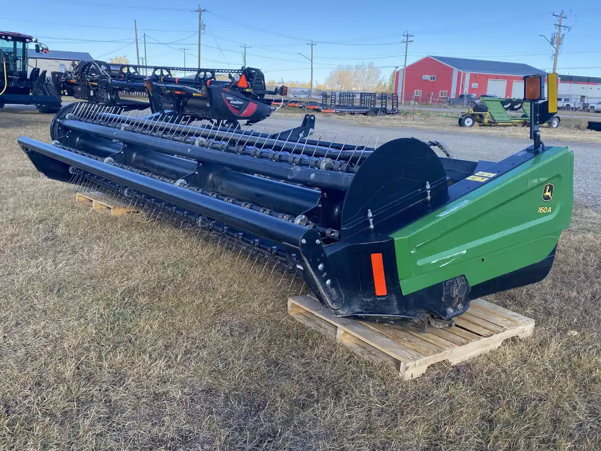 Used 2018 John Deere 160A Windrower
