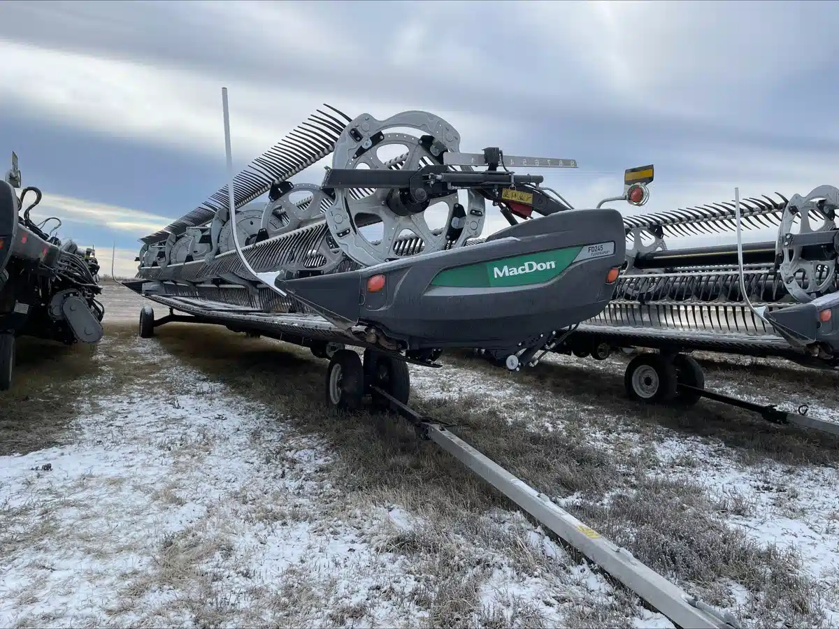 Used 2022 MacDon FD245 Header - Flex Draper