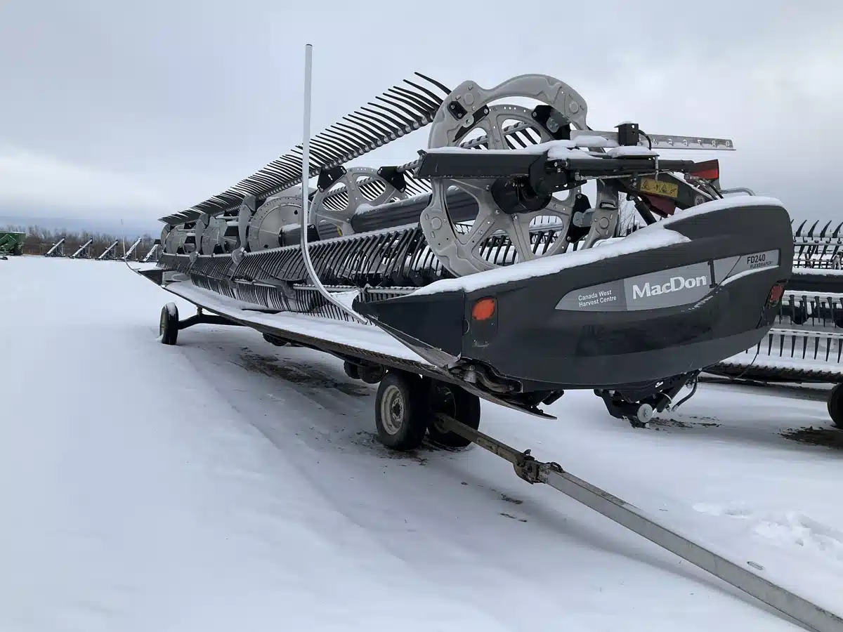 Used 2023 MacDon FD240 Header - Flex Draper