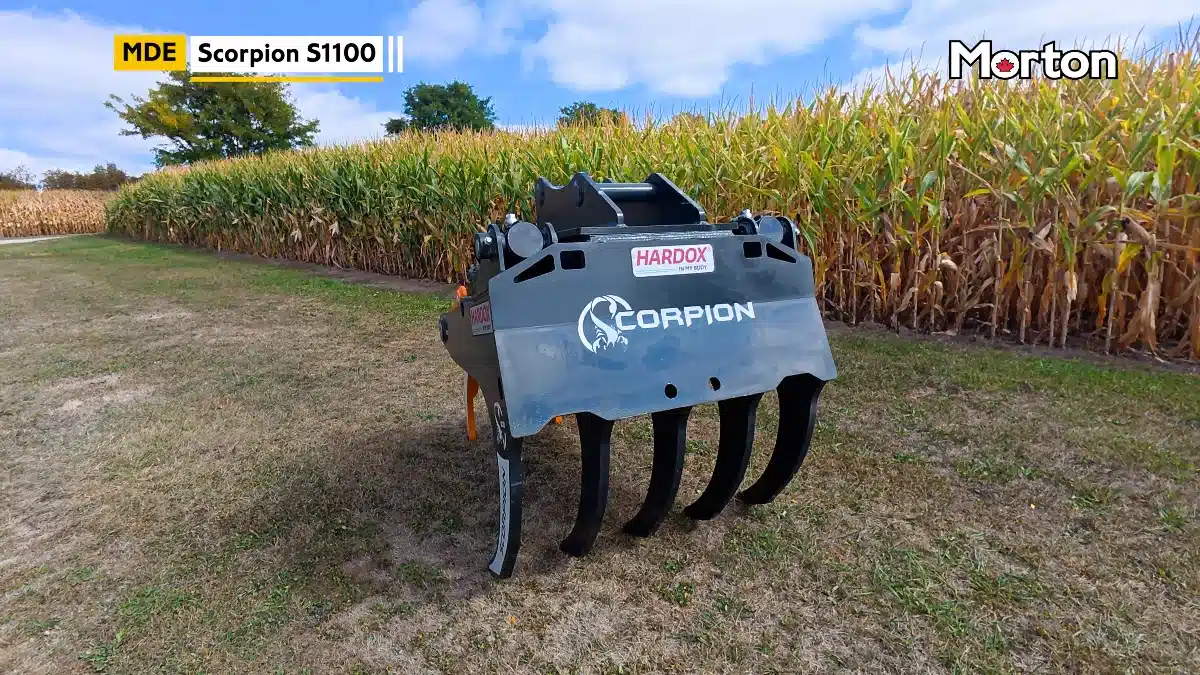 Gallery image 1 for New 2025 MDE Machinery SCORPION S1100 Grapple