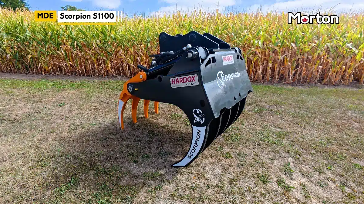 Gallery image 2 for New 2025 MDE Machinery SCORPION S1100 Grapple