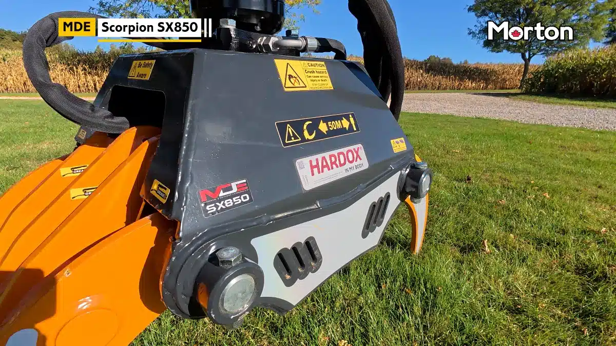 Gallery image 2 for New 2026 MDE Machinery SX850 Excavator Grapple