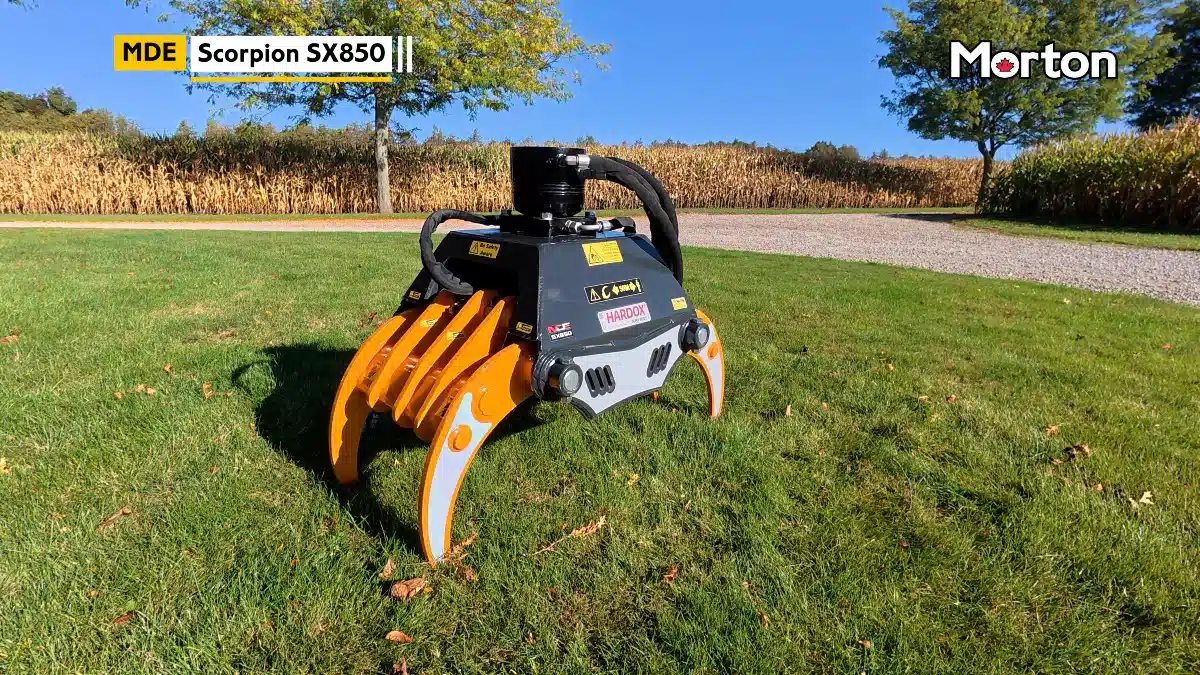 New 2026 MDE Machinery SX850 Excavator Grapple