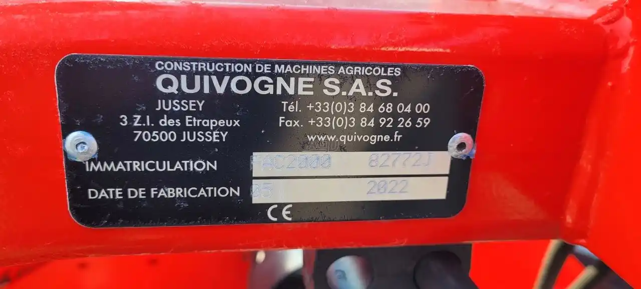 Gallery image 2 for New 2022 Quivogne FAC 2000 Flail Mower