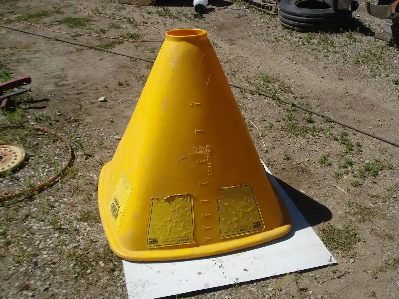 Gallery image 1 for Used Teagle Poly Seed Hopper Parts New-Used