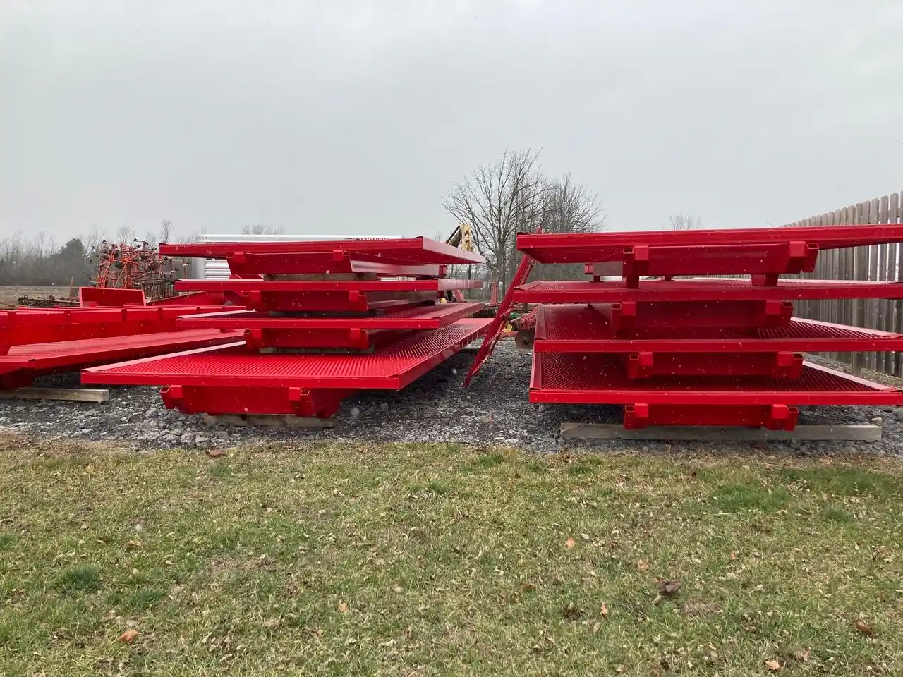 Gallery image 2 for New Creekbank Welding 20, 24, 25, 30 ft racks in stock Bale Wagon