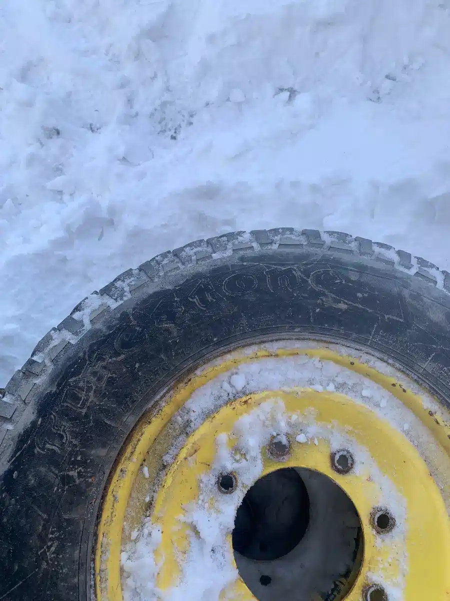 Gallery image 2 for Snow Hawk 215/85R16 skid steer winter Tires & Rims