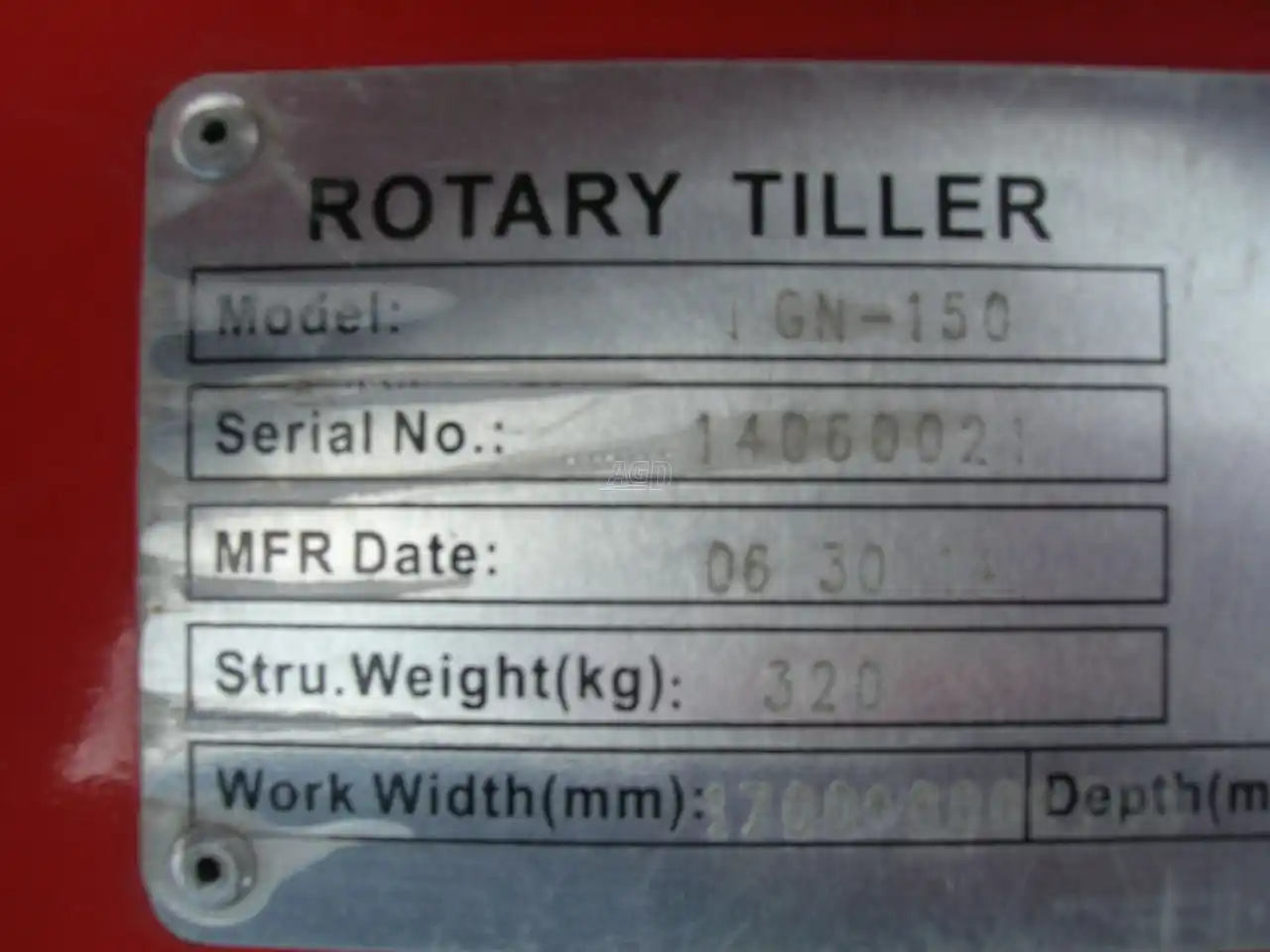 Gallery image 2 for New AgriEase BE-ING150 Rotary Tiller