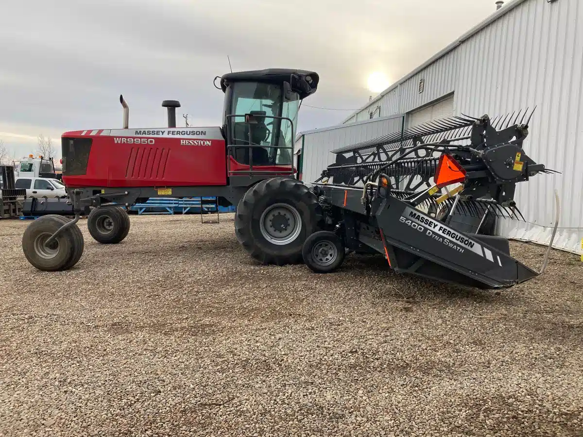 Gallery image 1 for Used 2018 Massey Ferguson WR9950 Windrower