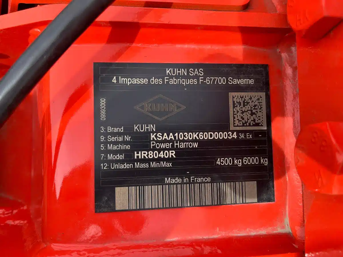 Gallery image 2 for New 2024 Kuhn HR 8040 R Power Harrow