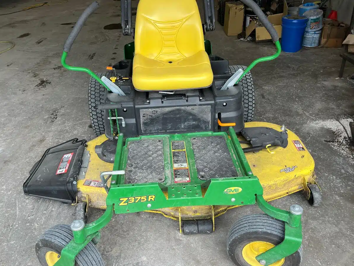 Z375r john deere mower sale