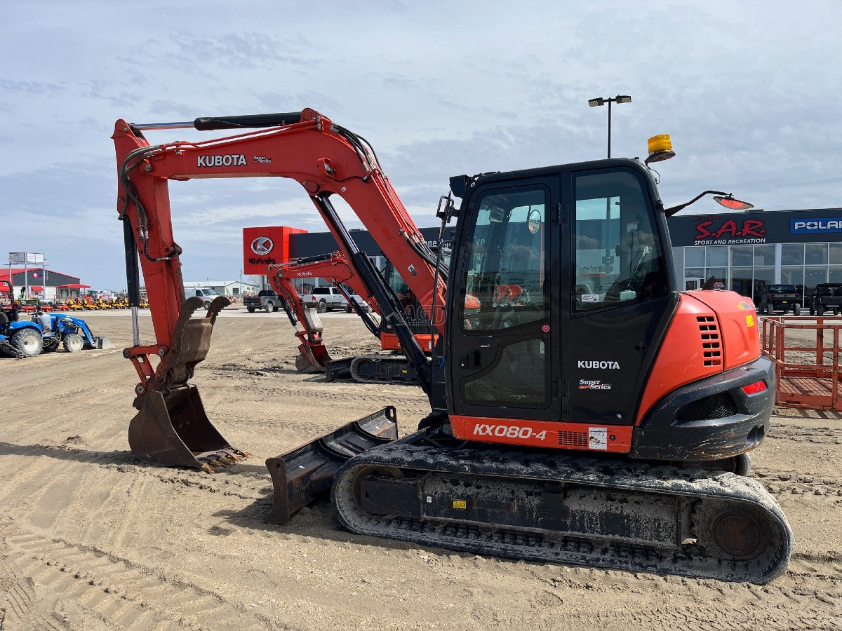 Gallery image 2 for Used 2019 Kubota KX080-4 Excavator