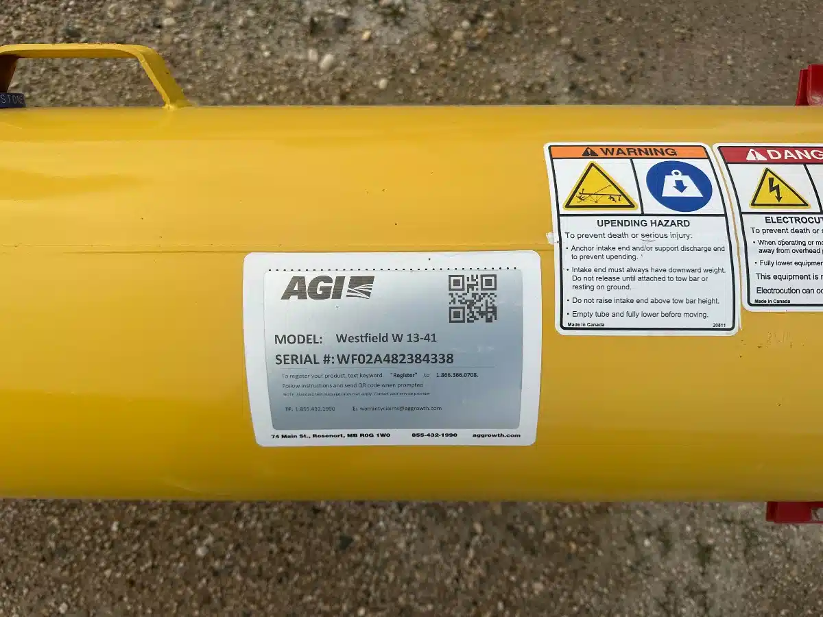 Gallery image 2 for 2024 Westfield W130-41 Grain Auger