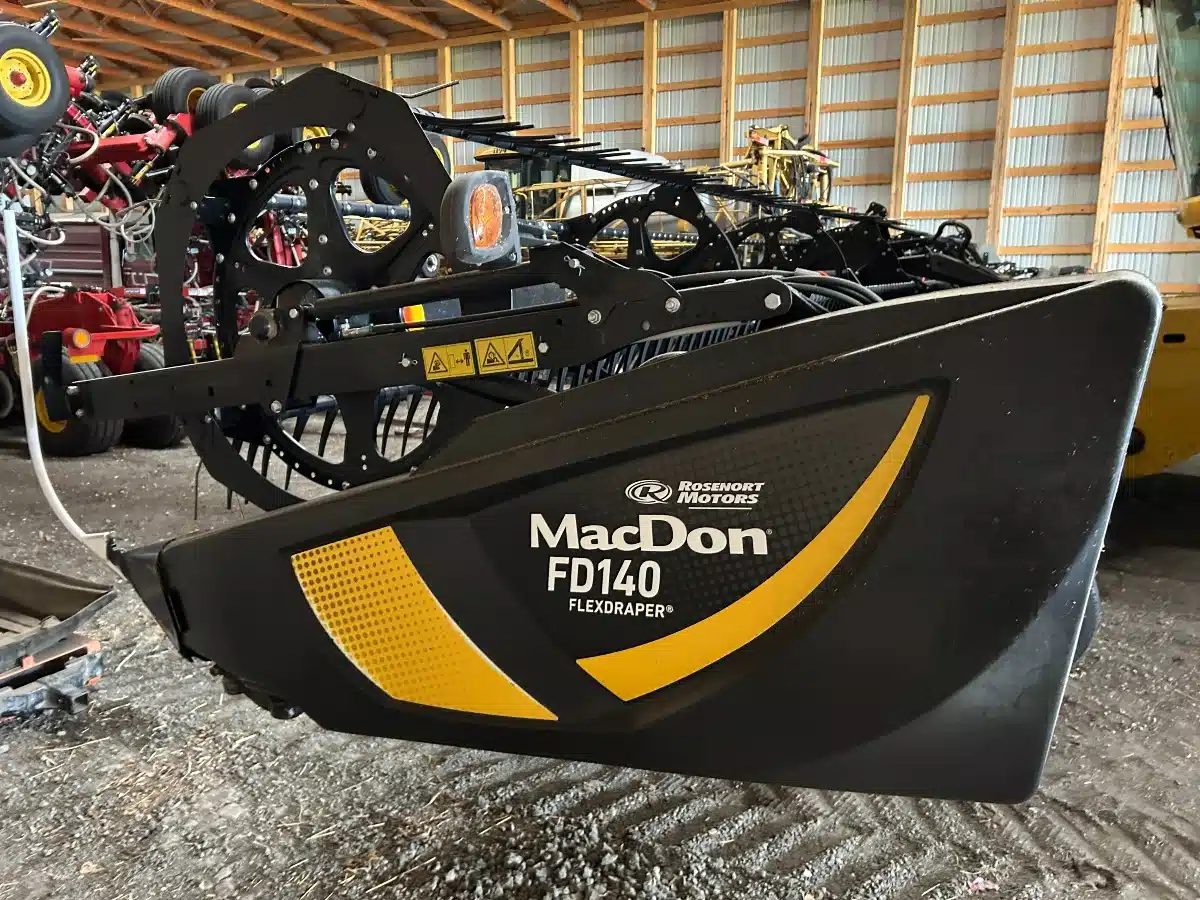 Used 2018 MacDon FD140 Header - Flex Draper