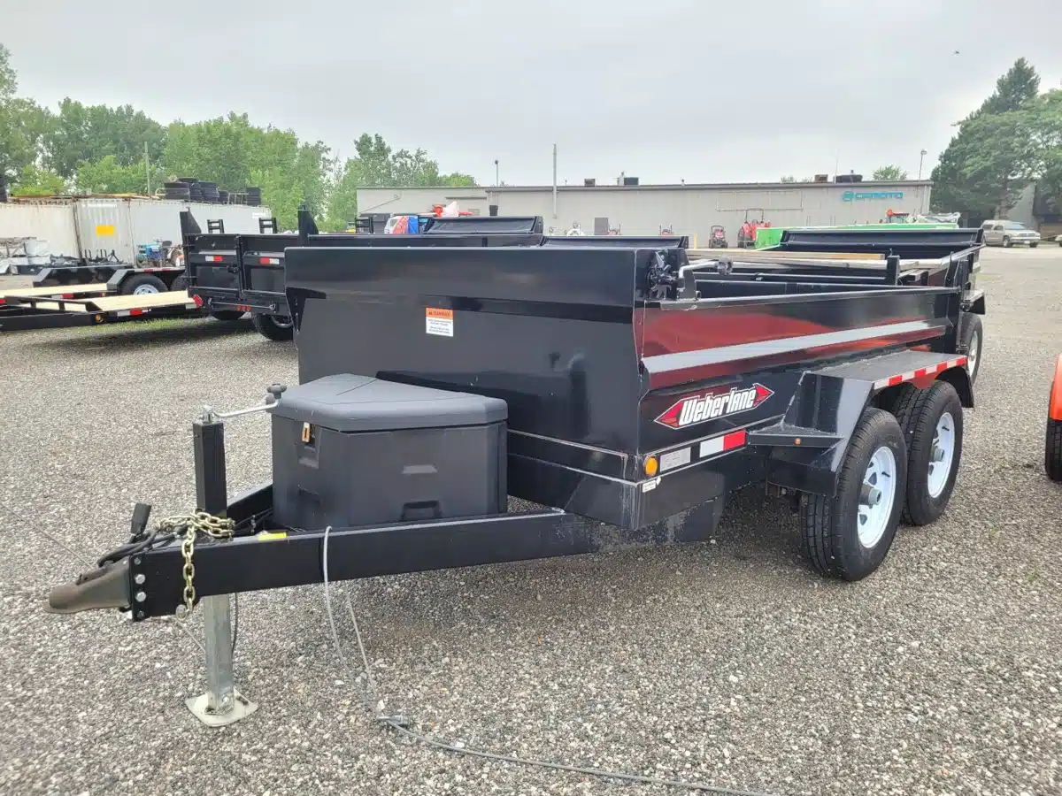 Gallery image 1 for New 2023 Weberlane 6X10X18" HIGH SIDE DUMP TRAILER Trailer - Utility