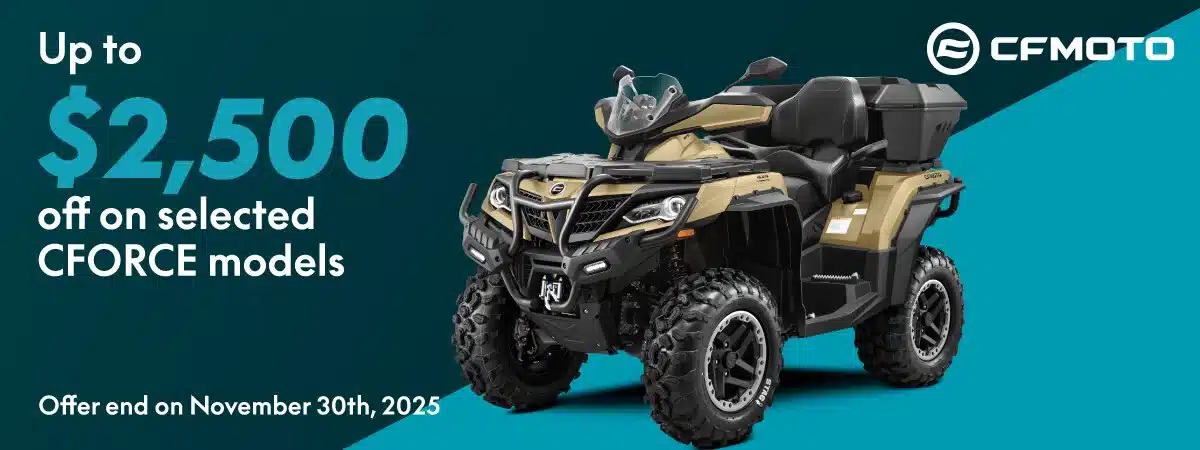 Gallery image 2 for New 2023 CFMoto CFORCE 400 2UP ATV