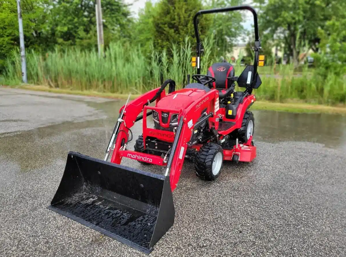 New 2026 Mahindra 2025 Mahindra 1120 w/Loader + Mid Mount Mower Tractor