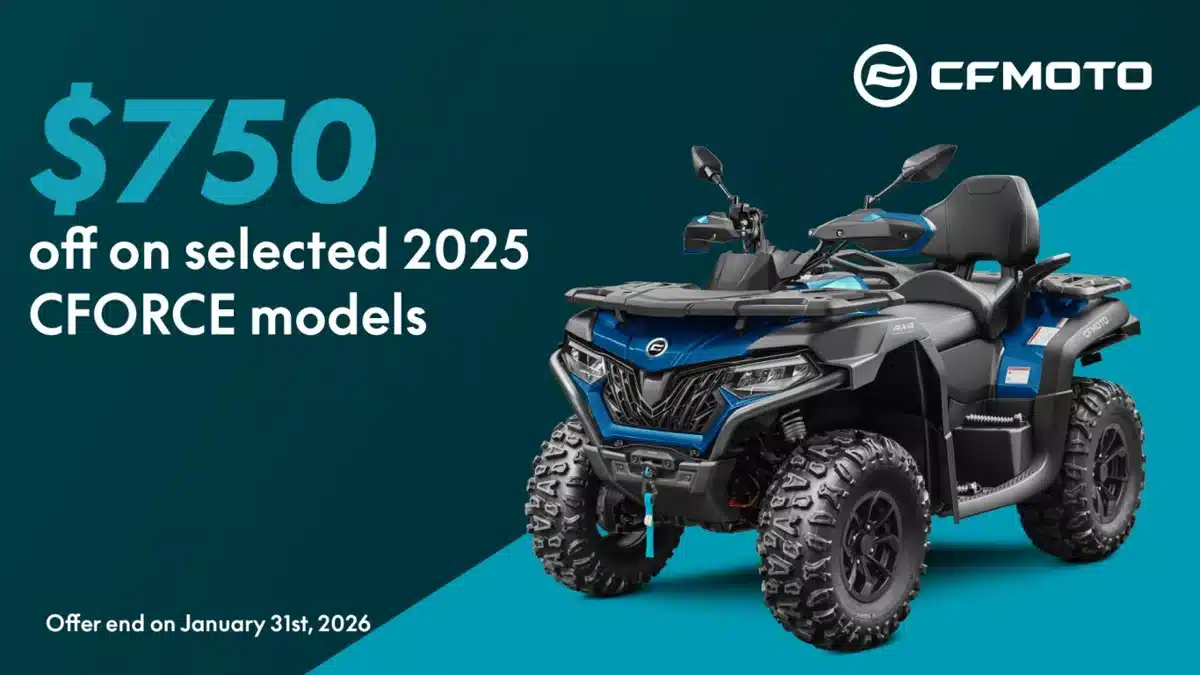 Gallery image 2 for 2026 CFMoto CFORCE ATV