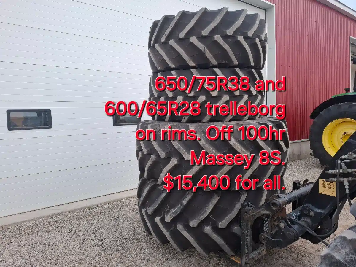 Gallery image 1 for 2023 Trelleborg 650/75R38 Tires & Rims