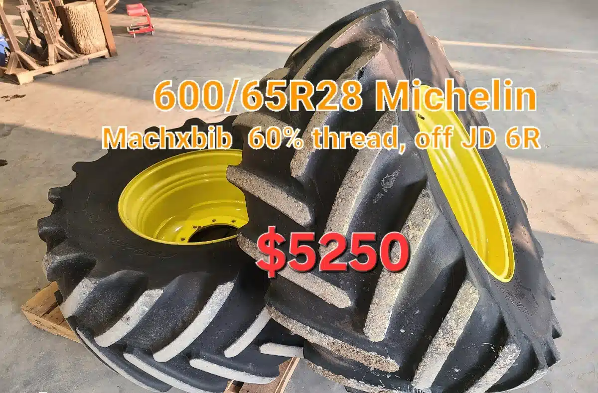 Gallery image 1 for 2018 Michelin 600/65R28 Tires & Rims