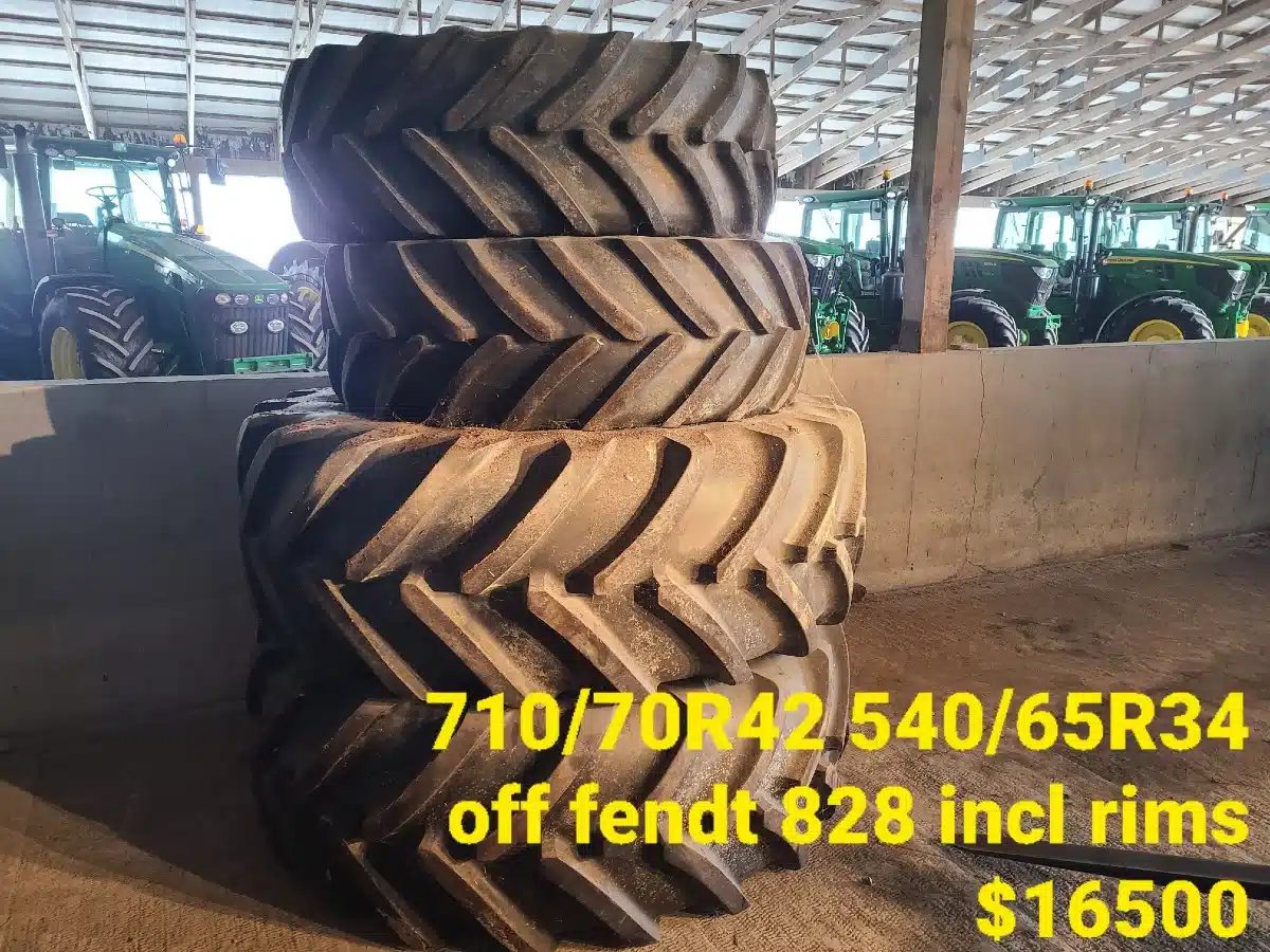 Photo de la Galerie 1 pour 2020 Michelin 710/70R42 540/65R34 Pneus et roues