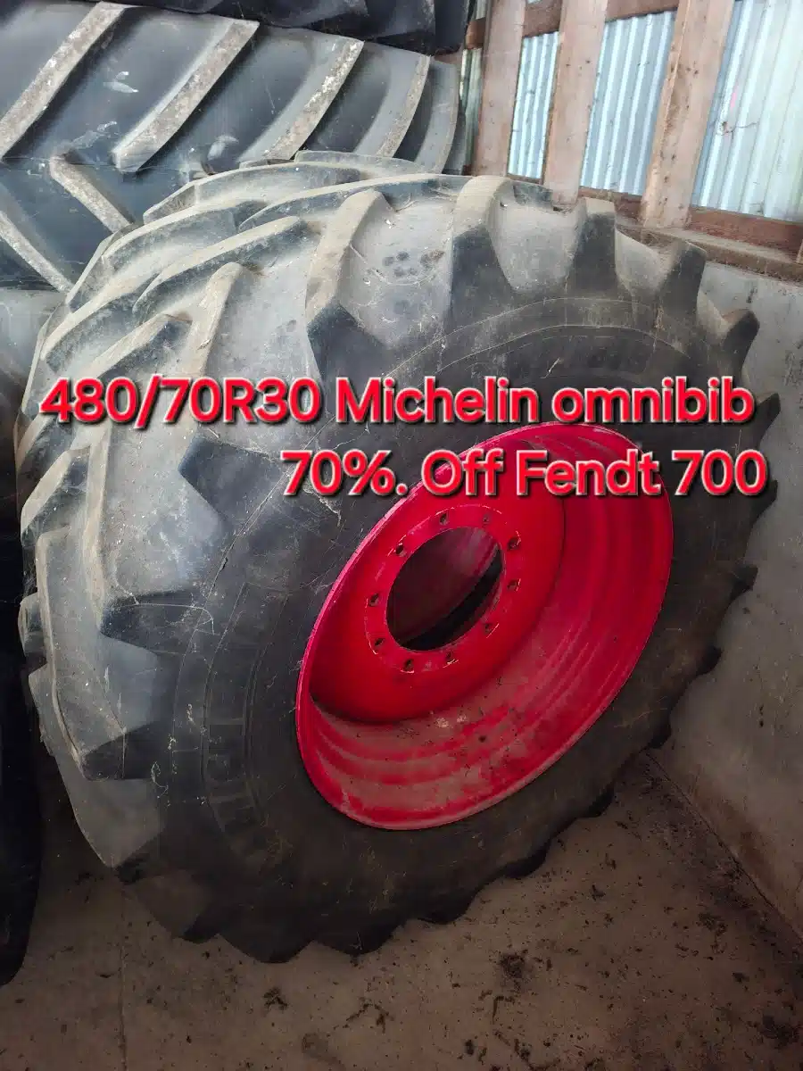 Gallery image 1 for 2020 Michelin 480/70R30 Tires & Rims