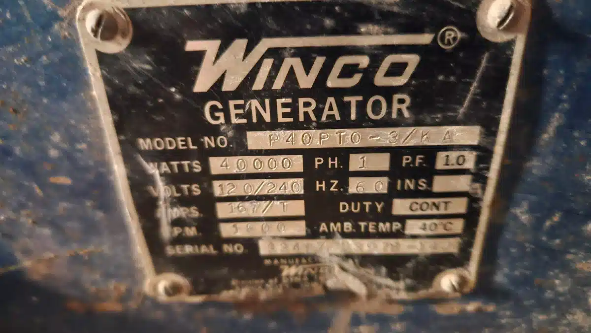 Gallery image 2 for Winco 40KW Generator
