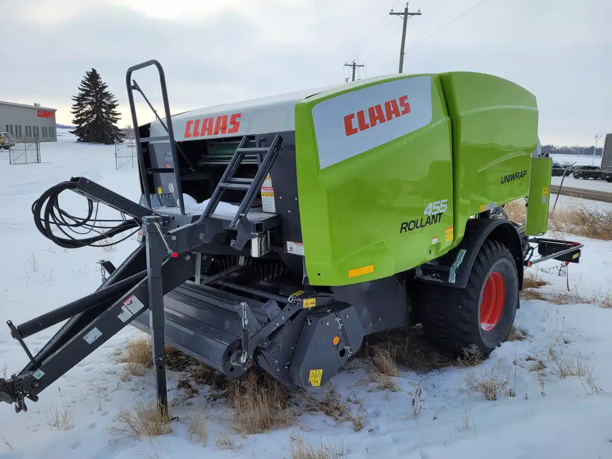 Gallery image 1 for Used 2021 CLAAS Rollant 445 UNIWRAP Round Baler