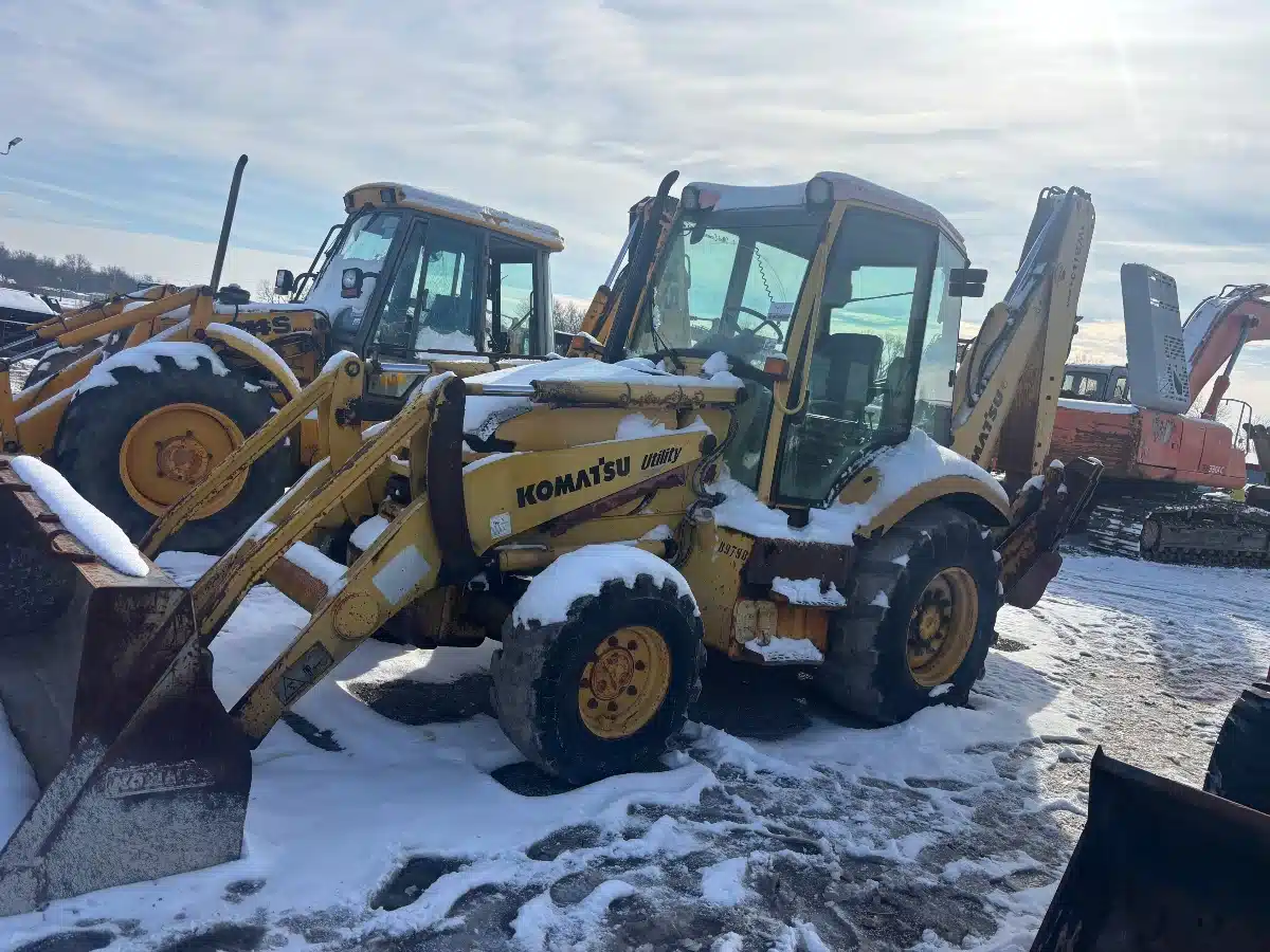 Used 2009 Komatsu WB140-2 Backhoe Loader