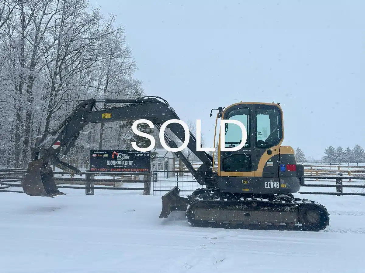 Gallery image 1 for Used 2014 Volvo ECR88 Excavator