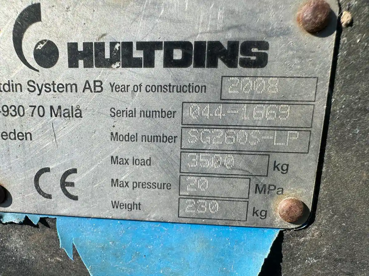 Gallery image 2 for Used 2008 Hultdins sg260s-LP Grapple