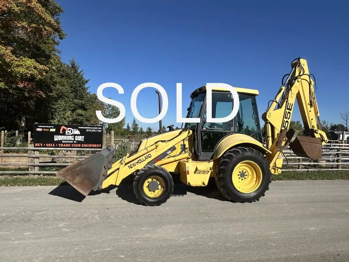Gallery image 1 for Used 2000 New Holland 555E Backhoe Loader