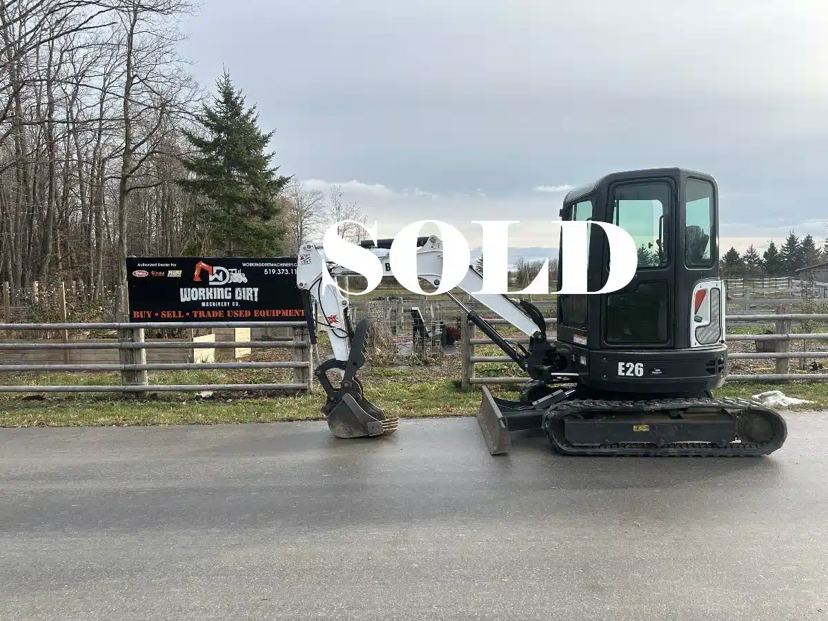 Gallery image 1 for 2016 Bobcat E26 Excavator