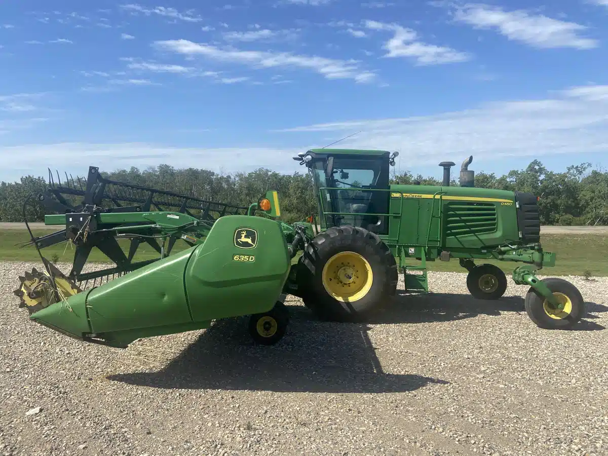 Gallery image 2 for Used 2012 John Deere D450 Windrower