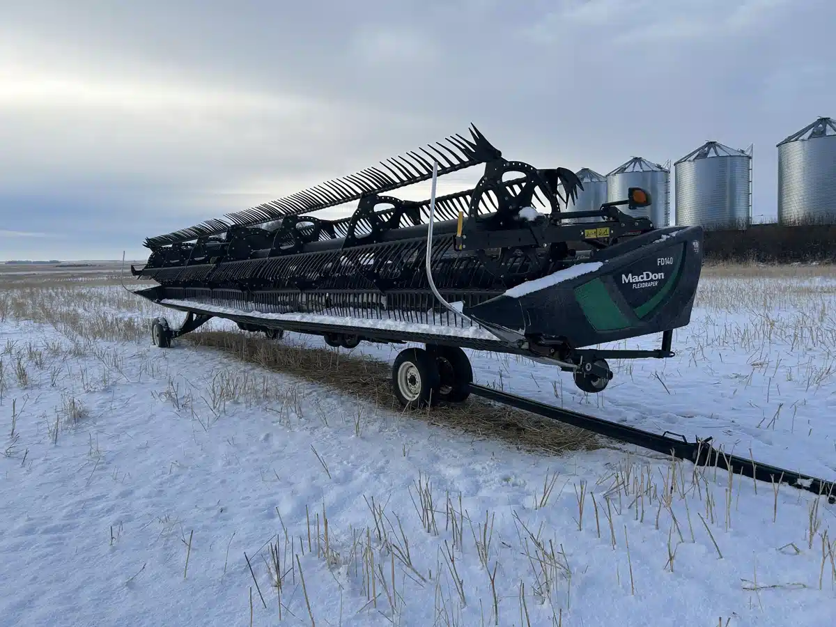 Used 2019 MacDon FD140 Header - Flex Draper