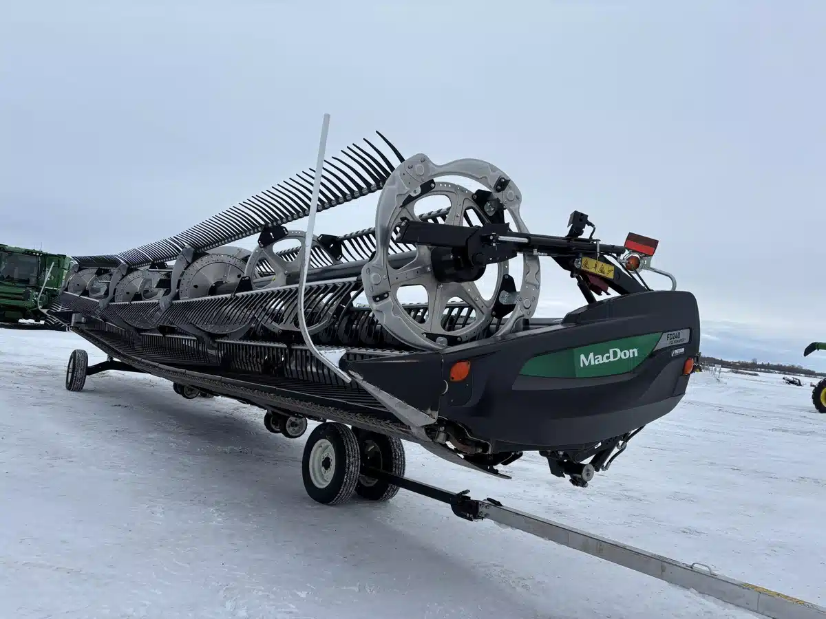 Used 2022 MacDon FD240 Header - Flex Draper