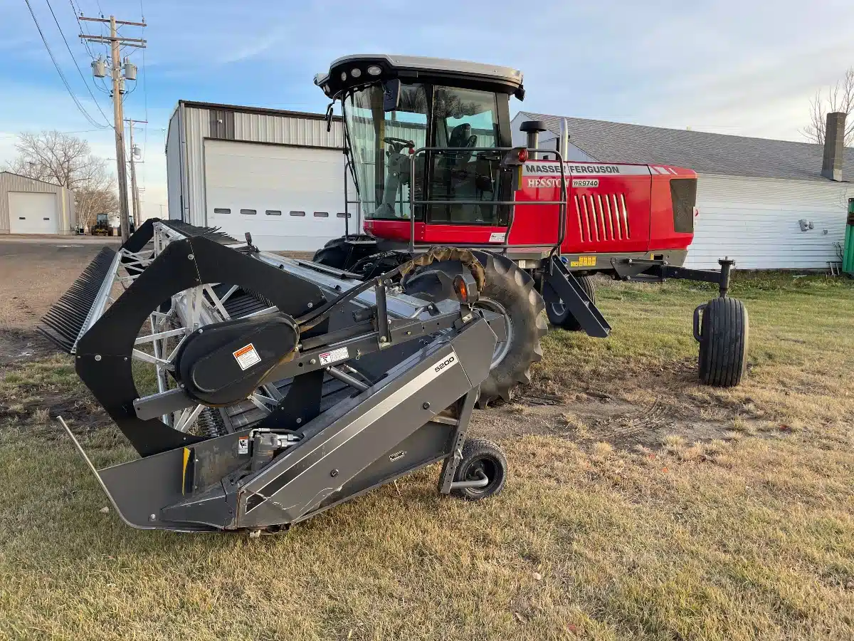 Used 2012 Massey Ferguson WR9740 Windrower