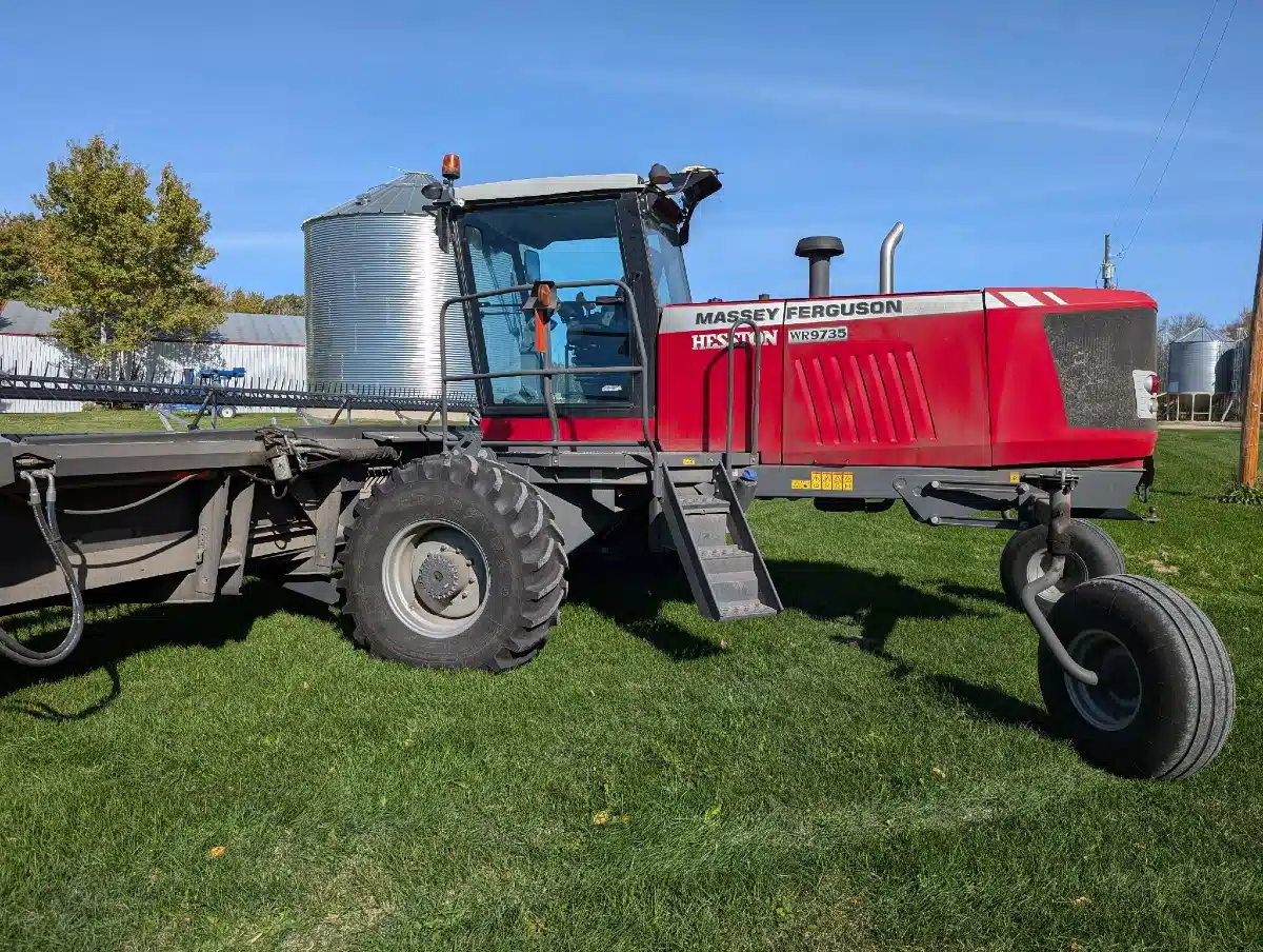 Used 2013 Massey Ferguson WR9735 Windrower