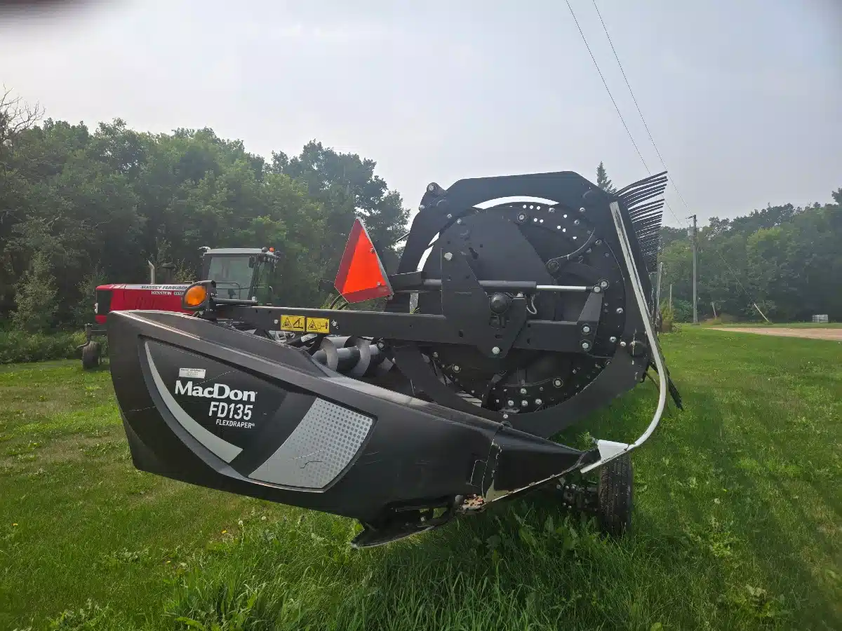 Used 2018 MacDon FD135 Header - Flex Draper
