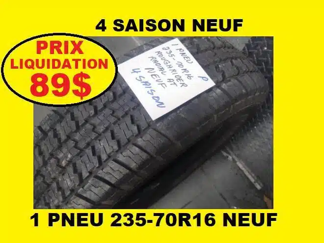 Gallery image 1 for 235-70R16 Tires